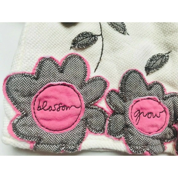 Girls Size 9M 6-9 Months Two Piece Message From The Heart Cream Jacket & Dress - Picture 3 of 9